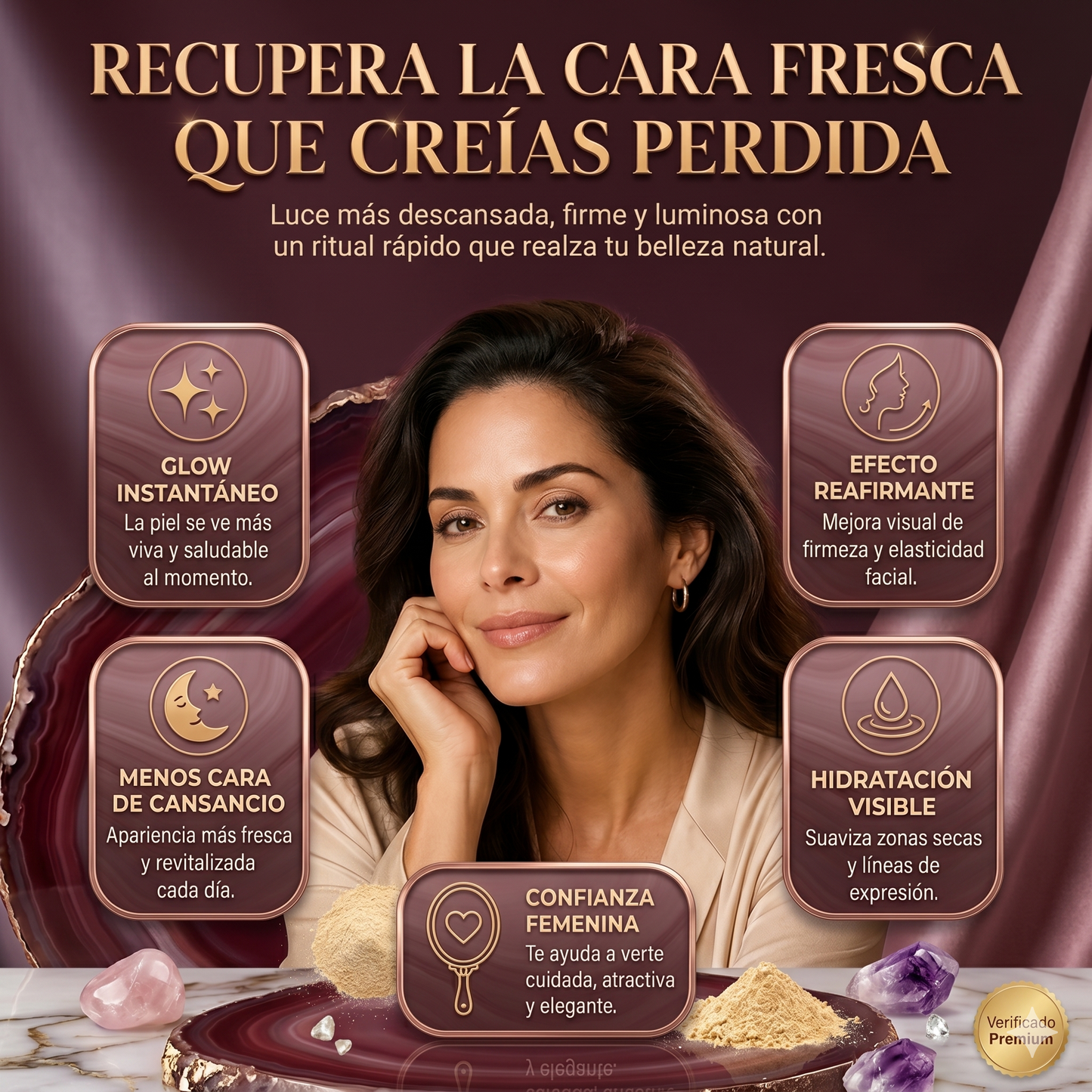 Balsamo reafirmante antiarrugas con colágeno
